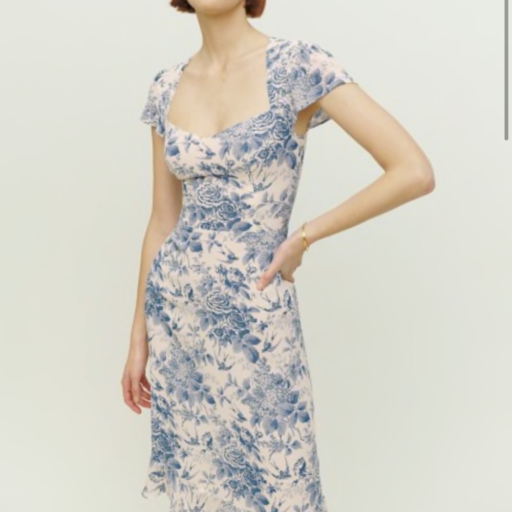 NWT Reformation Rosi Dress Pompadour